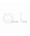 24W LED module voor plafondlamp - 2900lm, Ø21,5cm, 4000K, flicker free