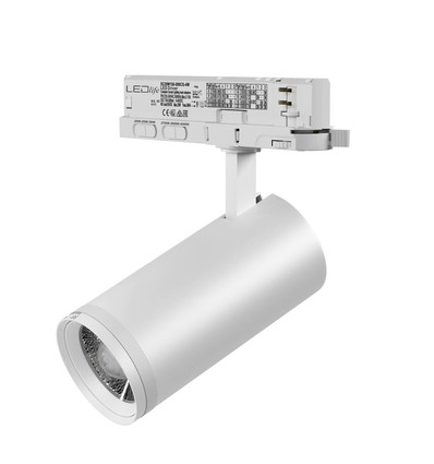 LEDlife Zoom verstelbare railspot 30W - Verstelbare CCT + helderheid + spreiding, Wit, RA92, 3000lm, 3-fase