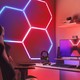50W Hexagon RGBIC 3 panelen complete set - Incl. bluetooth controller en voeding