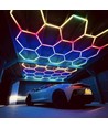 37W Hexagon RGBIC 2 panelen complete set - Incl. bluetooth controller en voeding