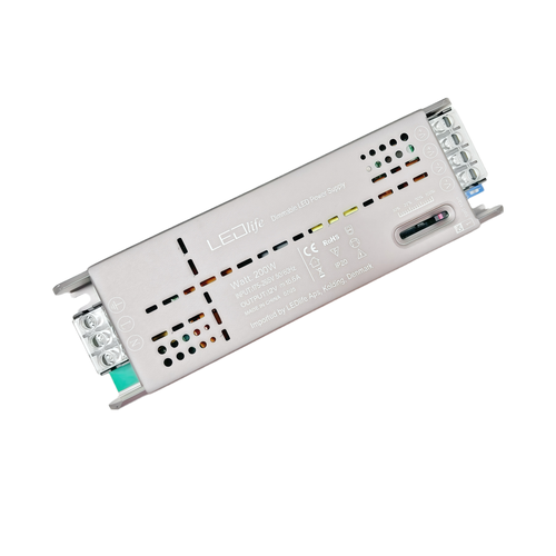 Slide dimbare 12V 200W voeding - 12V DC, 16,6A