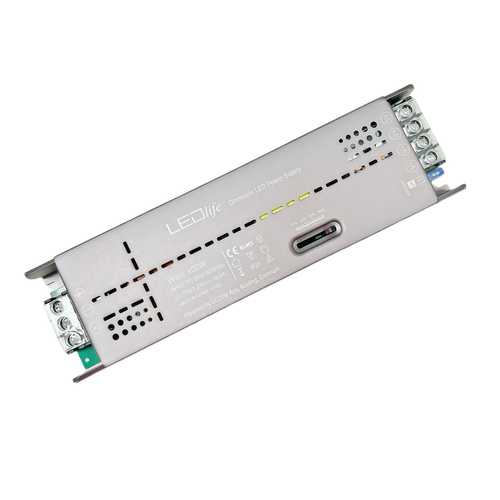 400W / 24V DC schuif-dimbare voeding - 16,6A