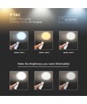 60W LED Designer plafondlamp met sterrenhemel - 6000lm, dimbaar, CCT, incl. afstandsbediening, Ø56,5cm