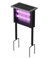Zonne-energie insectenlamp - Zwart, IP65, 10W, dekt tot 60m2