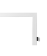 Inbouwframe voor 60x60 LED-paneel - Geleverd als geheel, past op Troldtekt zonder aanpassing, witte rand