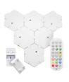 6 stuks RGBIC Hexagon Wandlampen - Wandverlichting, RGBIC