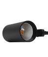 28W 3-fasen RA90 CCT verstelbare spanningsrailspot - 110lm/W, zwart, instelbare CCT + helderheid, flikkervrij