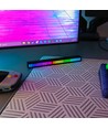 RGBIC muziek sync bureaulamp - 18cm, ingeb. batterij, Bluetooth
