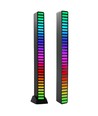 RGBIC muziek sync bureaulamp - 18cm, ingeb. batterij, Bluetooth