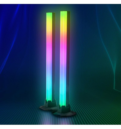 2 stuks RGBIC ambient light bar - 42cm, Bluetooth