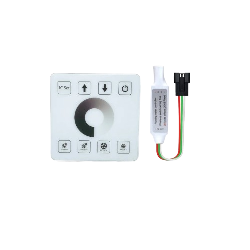 Controller + touch afstandsbediening voor SPI looplicht controller - Touch, 2,4ghz