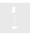 Oplaadbare LED mini tafellamp - Wit, 24cm, touch dimbaar, IP54