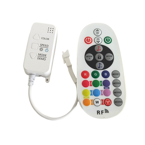 RGBIC-controller met afstandsbediening - Infrarood, 12V (144W), 24V (288W)