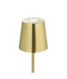 Oplaadbare LED mini tafellamp - Goud, touch dimbaar, IP54