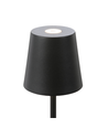 Oplaadbare LED tafellamp - Zwart, touch dimbaar, IP54