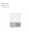 Chloe opbouw 7W - CCT, 230V, 45°, IP20, UGR19, Ø90x100mm, wit, vierkant