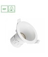 7W Ø9cm Fiale Core inbouwspot - CCT, wit, 45 graden, Gat: Ø7,5 cm, Afm: Ø9 cm