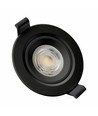 MR16 of GU10 Downlight - Zonder lichtbron en fitting, zwart, Gat: Ø7,5 cm