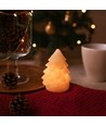 LED kerstboomlicht, knipperend vlam effect, wit - Hoogte 9 cm, Ø6,5 cm, echte was