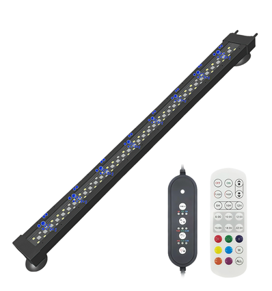 60 cm aquariumarmatuur - 16W, kan worden gebruikt met luchtpomp, RGB+NW, IP68