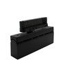 36W 3-fasen RA92 verstelbare LED-railverlichting - Zwart, 23,5 cm