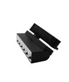 36W 3-fasen RA92 verstelbare LED-railverlichting - Zwart, 23,5 cm