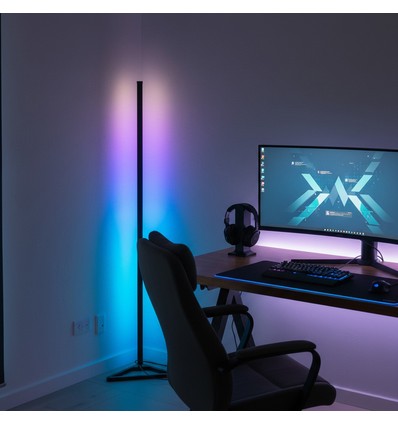 RGBIC+WW hoeklamp - 140cm, Bluetooth