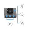 55cm Schermlicht CCT lamp - 5V USB, 7W, draadloze bediening