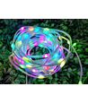 10m RGBIC LED-lichtsnoer - 5V USB, 100 LED, transparante kabel, afstandsbediening + bluetooth