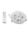 17cm / 18W RGBIC+CCT LED-inzet met lenzen - Vervangt G24, cirkel- en compactlampen