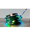 10 m. RGBIC LED-lichtsnoer - 100 LED, groene kabel, afstandsbediening + bluetooth, 5V USB
