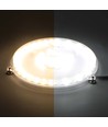 17cm / 18W RGBIC+CCT LED-inzet met lenzen - Vervangt G24, cirkel- en compactlampen