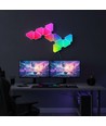 10 st. Hexagon Tri Panels - Wandlamp, RGBIC, afstandsbediening, app-bediening