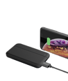 Powerbank - 5000mAh, zwart, compleet met kabel