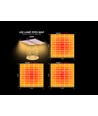Quantum groeilamp 240W - Inclusief ophanging, volledig spectrum, zonder ventilator, verstelbare helderheid, flikkervrij, IP65