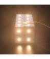 25x25 cm 15W opvouwbaar CCT LED-paneel RA95 - 24V DC, IP20