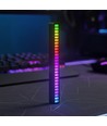 RGBIC muziek sync bureaulamp - 18cm, ingeb. batterij, Bluetooth