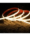 5m 230V waterdichte slim COB strip - zelfklevend, 9W/m, IP67, 296 LED/m, tot 100m