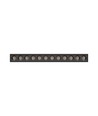 Grid S armatuur 12W - opbouw, CCT, 230V, 40°, IP20, 222x26x60mm, zwart, Spectrum