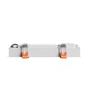 12W GRID S plafondlamp - 1200lm, CCT, witte rand
