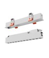 12W GRID S plafondlamp - 1200lm, CCT, witte rand