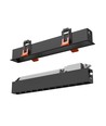 12W GRID S inbouwspot - 1200lm, 40 graden, CCT, witte rand