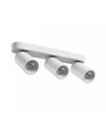 Plafondlamp met 3 spots, GU10 - Wit, IP20 binnen, zonder lichtbron