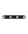 Plafondlamp met 4 spots, GU10 - Zwart, IP20, zonder lichtbron