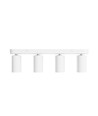 Plafondlamp met 4 spots, GU10 - Wit, IP20 binnenshuis, zonder lichtbron