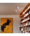 GU10 Wand-/plafondspot - Wit, opbouw, IP20, zonder lichtbron