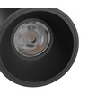 10W Orbito LED plafondspot, RA90 - 1200lm, UGR19, IP44, zwart, 4000K