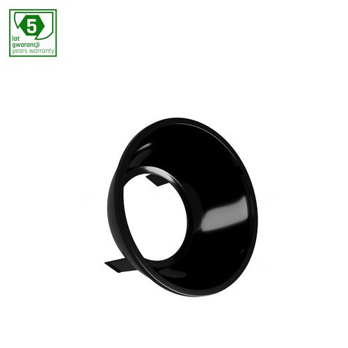Reflector voor Orbito 10W inbouwspot - Zwart glanzend, Ø7cm, UGR