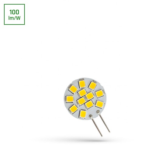 G4 1,2W LED - 12V, warm wit