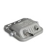 20W LED breedstraler op zonne-energie met sensor - 1400lm, IP65, 5000K, grijs, buiten